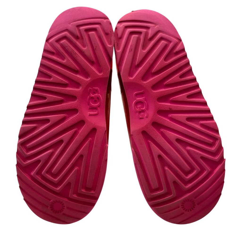 UGG Classic Clear Pink Mini Rain Waterproof Boot Womens Size 6 - Picture 7 of 16
